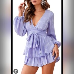 Mini dress romper xl